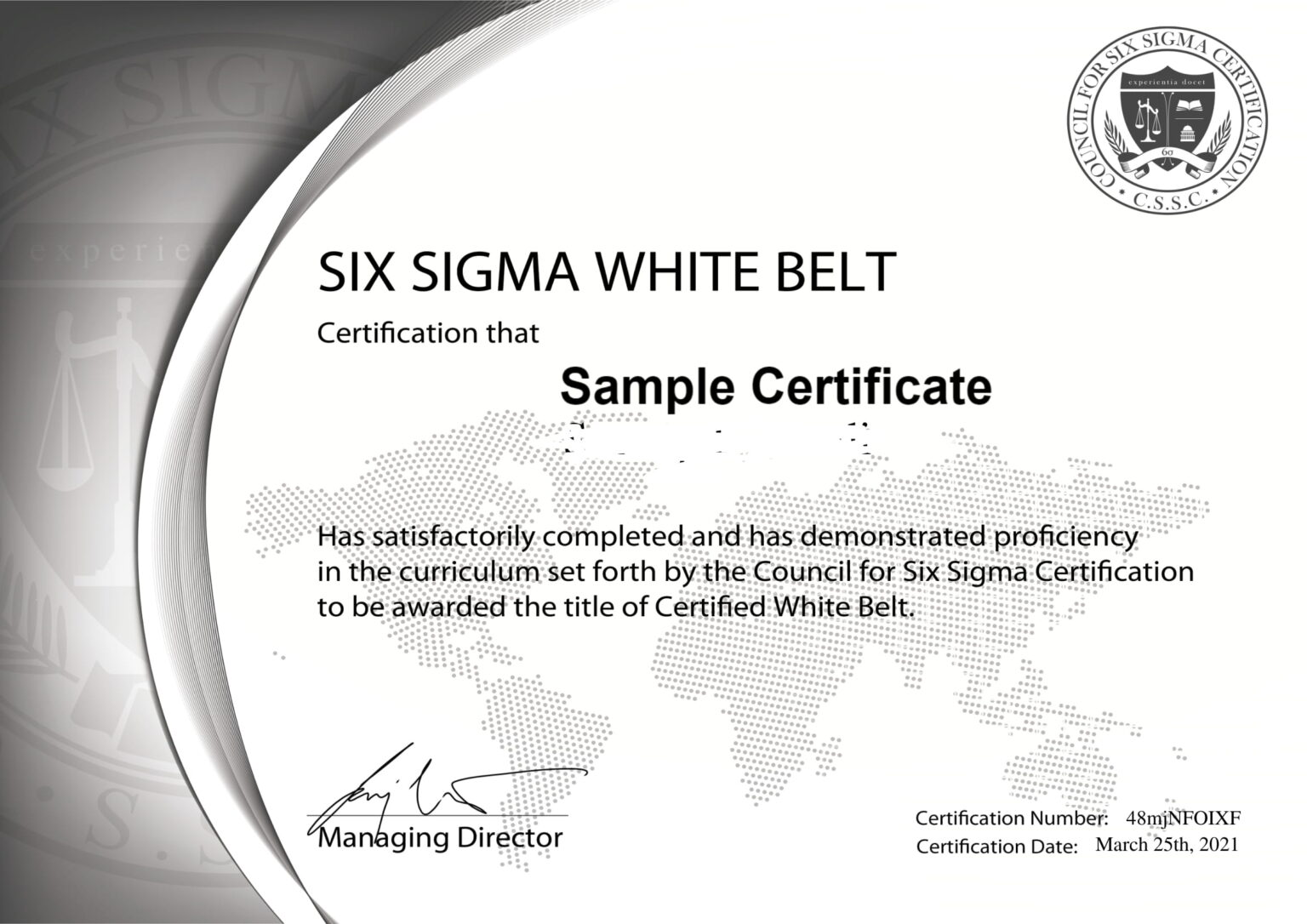 Six Sigma White Belt Certification Gururo