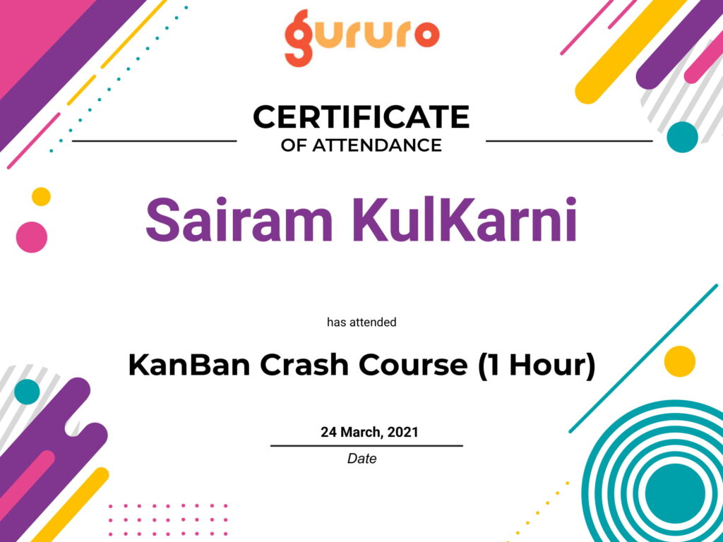 KanBan Crash Course Sairam KulKarni 2 1 | 1