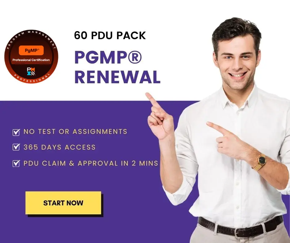60 PDU PgMP Renewal Pack image