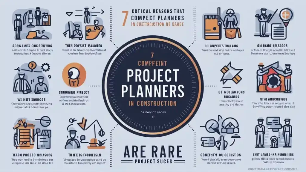 7 Critical Reasons Competent project planners in construction are Rare—and How to Fix It