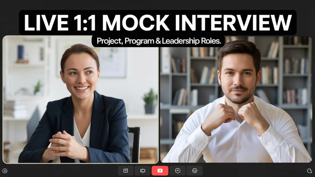 project manager and leadership role mock interview