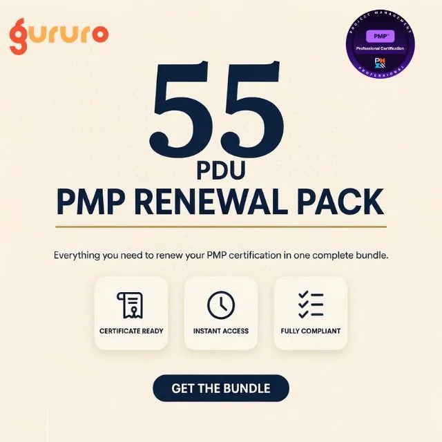 55 PDU PMP Renewal Pack