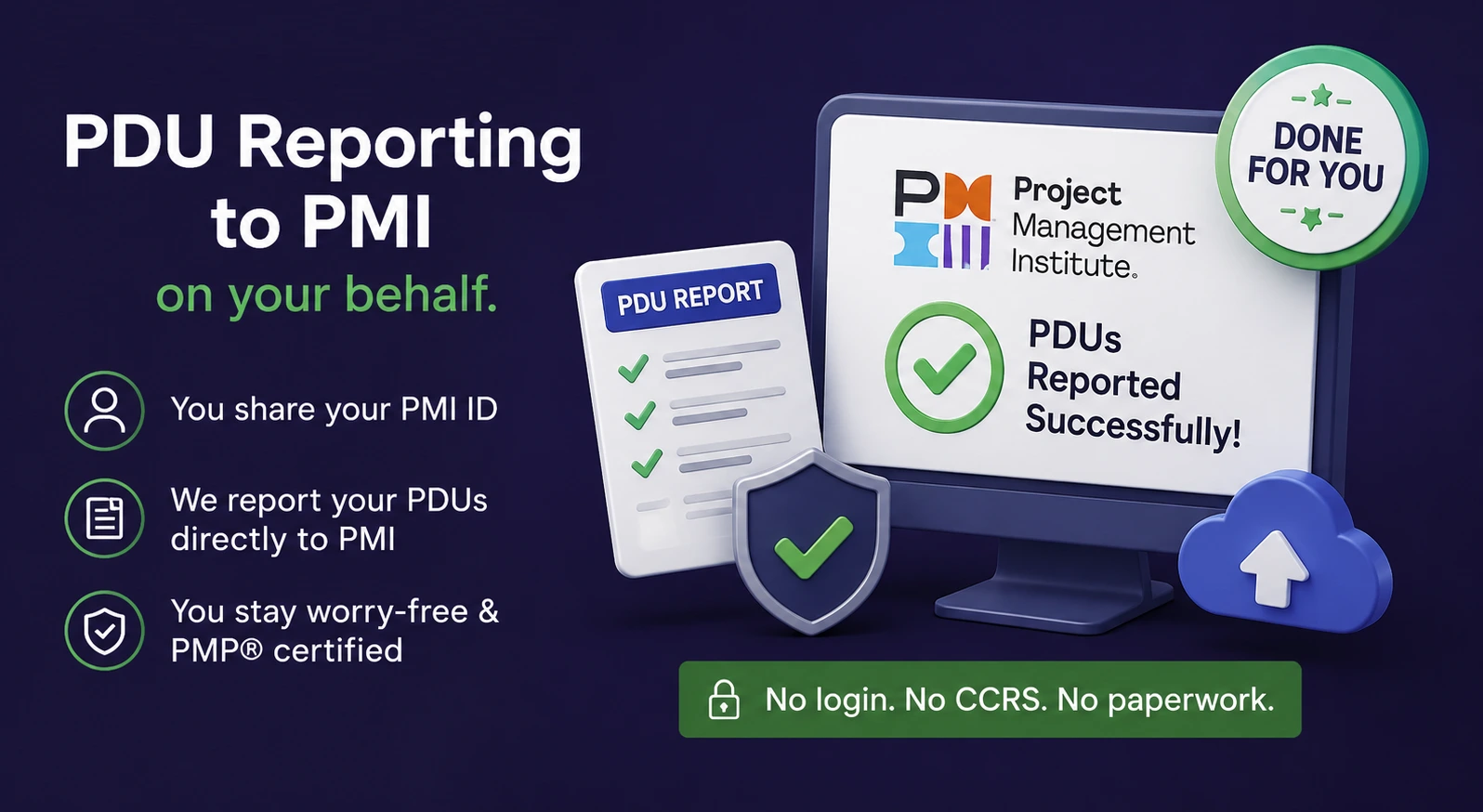 PMP® PDU Reporting to PMI